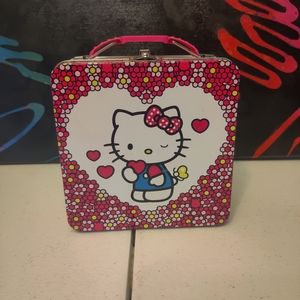 Sanrio Hello Kitty 2014 Tin Metal Carry All Box NWOT